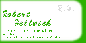 robert hellmich business card
